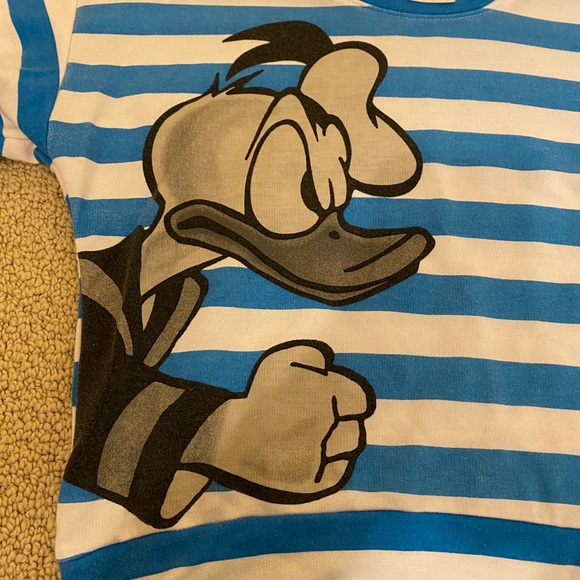 Disney Donald Duck Long Striped Top - Picture 3 of 5